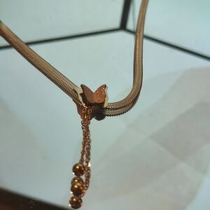 Elegant Gold Butterfly Necklace